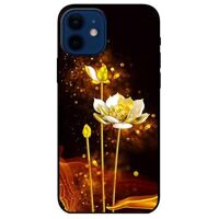 Ốp lưng dành cho Iphone 12 Mini - Iphone 12 - Iphone 12 Pro - 12 Pro Max - mẫu Sen Trăng Vang 2 - 12 - 12 Pro
