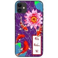 Ốp lưng danh cho Iphone 12 Mini Ca Koi Hoa