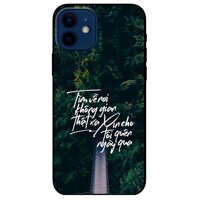 Ốp lưng dành cho Iphone 12 Mini - Iphone 12 - Iphone 12 Pro - 12 Pro Max - mẫu Tim Vê Nơi Xaa - 12 Mini