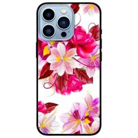 Ốp lưng dành cho Iphone 13 Mini - Iphone 13 - Iphone 13 Pro -  Iphone 13 Pro Max - Hoa Hồng - iPhone 13 Pro Max