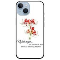 Ốp lưng dành cho Iphone 14 - Iphone 14 Plus - Iphone 14 Pro - Iphone 14 Pro Max - Hoa Bỉ Ngạn Thư Pháp - iPhone 14