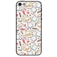 Ốp lưng dành cho Iphone 5  5s  5Se - Iphone 6  6s - Iphone 6 Plus  6s Plus mẫu Mèo Meow - Iphone 5  5s  5Se