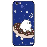 Ốp lưng dành cho Iphone 5  5s  5Se - Iphone 6  6s - Iphone 6 Plus  6s Plus mẫu Gấu Trắng Donut - Iphone 6  6s