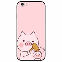 Ốp lưng danh cho Iphone 6 Plus  6s Plus mẫu Heo Cầm Búa