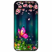Ốp lưng danh cho Iphone 6 Plus  6s Plus mẫu Bướm Hồng