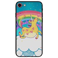 Ốp lưng dành cho iPhone 7  iPhone 8 - iPhone Se 2020 - 7 Plus  8 Plus mẫu Ngựa Vàng Bảy Màu - iPhone 7  iPhone 8