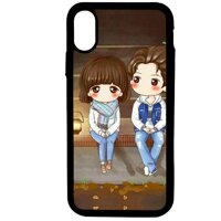 Ốp lưng dành cho Iphone X Căp Đôi Tâm Sư - Hàng Chính Hãng