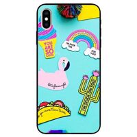 Ốp lưng dành cho Iphone X  Xs - Iphone Xs Max - Iphone Xr mẫu Họa Tiết Summer - Iphone Xs Max