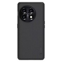 Ốp lưng dành cho Oneplus 11 cao cấp Nillkin Frosted Shield Pro - Hàng nhập khẩu - Đen