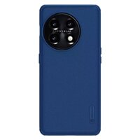 Ốp lưng dành cho Oneplus 11 cao cấp Nillkin Frosted Shield Pro - Hàng nhập khẩu - Xanh Dương