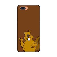 Ốp Lưng Dành Cho Oppo A12e mẫu Hải Ly Xin Chào - Hàng Chính Hãng