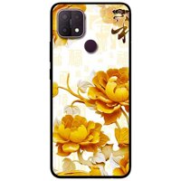 Ốp lưng dành cho Oppo A15 - A15s mẫu Mẫu Đơn Vàng