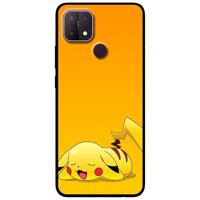 Ốp lưng dành cho Oppo A15 - A15s mẫu PiKa nền vàng