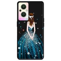 Ốp lưng dành cho Oppo A16K - Oppo A36  A76 - Oppo Reno 7z 5G mẫu Cô Gai Vay Xanh - Lựa Chọn Oppo Reno 7z 5G