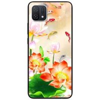 Ốp lưng dành cho Oppo A16K - Oppo A36  A76 - Oppo Reno 7z 5G - Sen Đỏ Và Koi - Lựa Chọn Oppo A16K