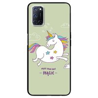 Ốp lưng dành cho Oppo A52 - A72 - A92 mẫu Ngựa Nền Xanh Magic - Oppo A52