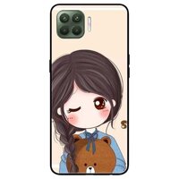 Ốp lưng dành cho Oppo A93 - F17 Pro mẫu Nàng Ôm Gấu