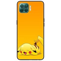 Ốp lưng dành cho Oppo A93 - F17 Pro mẫu PiKa nền vàng