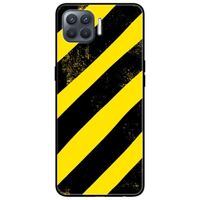 Ốp lưng dành cho Oppo A93 - F17 Pro mẫu Sọc Vàng Đen