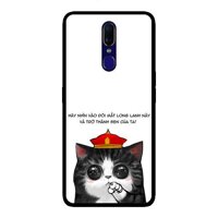 Ốp lưng dành cho Oppo F11 Mèo Long Lanh - Hàng chính hãng