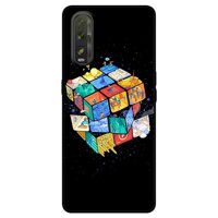 Ốp lưng dành cho Oppo Find X2 mẫu Rubik Vũ Trụ