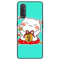 Ốp lưng dành cho Oppo Find X2 mẫu Mèo May Mắn 5