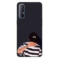 Ốp lưng dành cho Oppo Reno 3 Pro mẫu Bad Boy Non Đen