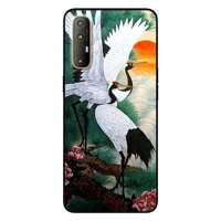 Ốp lưng dành cho Oppo Reno 3 Pro mẫu Chim Hạc