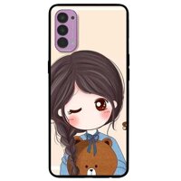 Ốp lưng dành cho Oppo Reno 4 mẫu Nàng Ôm Gấu