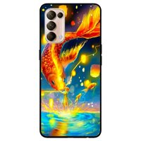 Ốp lưng dành cho Oppo Reno 5 mẫu Cá Chép Vàng