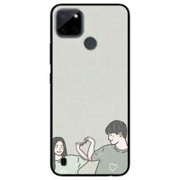 Ốp lưng dành cho Realme C21Y - Realme C25Y mẫu Cặp Đôi Tim