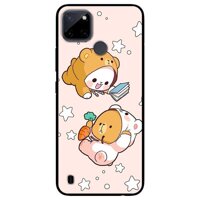 Ốp lưng dành cho Realme C21Y - Realme C25Y mẫu Cặp Đôi Gấu
