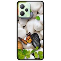 Ốp lưng dành cho Realme C35 mẫu Sỏi Trắng và Bướm