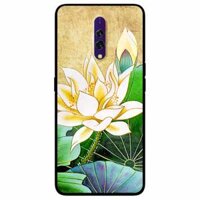 Ốp lưng danh cho Realme X mẫu Hoa Sen Vàng