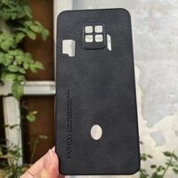 Ốp lưng dành cho Red Magic 7S Pro giả da chống sốc FANOYA - Hàng nhập khẩu - Màu đen