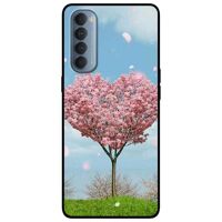 Ốp lưng dành cho Reno 4 Pro mẫu Cây Đào Tim