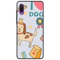 Ốp lưng dành cho Samsung A02 - A02s - A7 2018 mẫu Cún Đeo Vương Miệng - Samsung A02