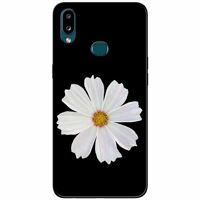 Ốp lưng danh cho Samsung A10s mẫu Cúc Trắng Đen