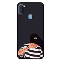 Ốp lưng dành cho Samsung A11 mẫu Bad Boy Non Đen