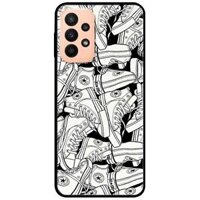 Ốp lưng dành cho Samsung A13 4G mẫu Hoạ Tiết Giày Trắng Đen