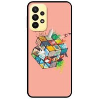 Ốp lưng dành cho Samsung A13 4G mẫu Rubik Cube