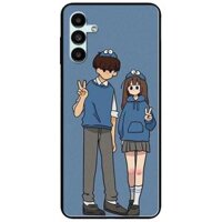 Ốp lưng dành cho Samsung A13 5G - Samsung A33 5G - Cặp Đôi Say Hi - Lựa Chọn Samsung A13 5G