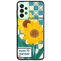 Ốp lưng dành cho Samsung A23 - A53 - A73 - Hướng Dương Nền Sọc - Lựa Chọn Samsung A73