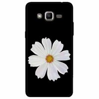 Ốp lưng danh cho Samsung J2 Prime mẫu Cúc Trắng Đen