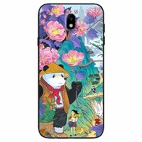 Ốp lưng danh cho Samsung J3 Pro mẫu Gâu Câm Hoa