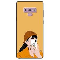 Ốp lưng dành cho Samsung Note 8 - Note 9 - Note 10 - Note 10 Plus mẫu Bé Gái Chụp Ảnh - Samsung Note 9