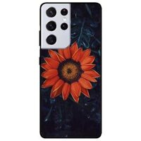 Ốp lưng dành cho Samsung S21 - S21 Plus - S21 Ultra mẫu Bông Hoa Cam - Samsung S21 Ultra