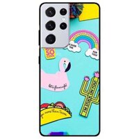 Ốp lưng dành cho Samsung S21 - S21 Plus - S21 Ultra mẫu Họa Tiết Summer - Samsung S21 Ultra