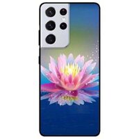 Ốp lưng dành cho Samsung S21 - S21 Plus - S21 Ultra mẫu Sen Xanh Hồng - Samsung S21 Ultra