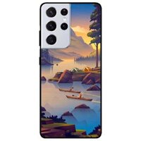 Ốp lưng dành cho Samsung S21 - S21 Plus - S21 Ultra mẫu Hai Chiếc Thuyền - Samsung S21 Ultra
